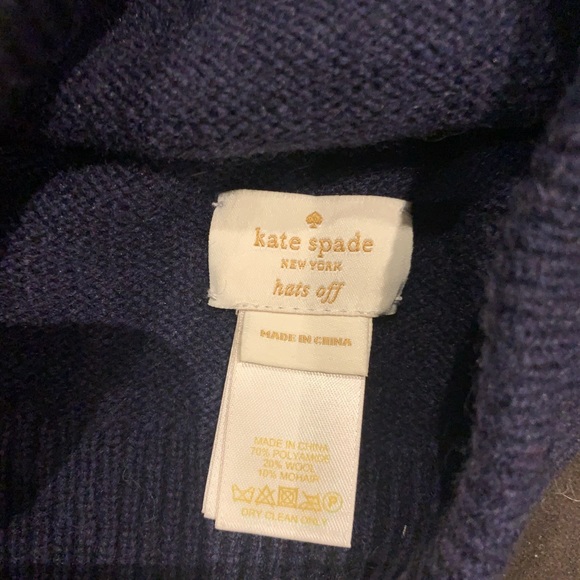 kate spade bow beanie - Picture 2 of 5